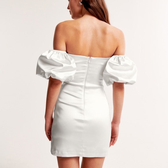 White strapless dress - Picture 2 of 12